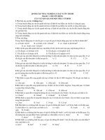 249 BÀI TẬP TRẮC NGHIỆM 12 CB & NC ÔN THI ĐH doc