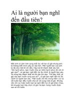 Ai là người bạn nghĩ đến đầu tiên? pot