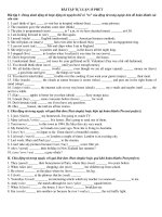 BÀI TẬP TỰ LUẬN 15 PHÚT ppt