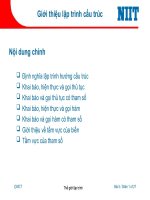 Ngôn ngữ lập trình 5 - Giới thiệu lập trình cấu trúc potx