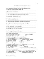 1 ĐỀ THI HKI ANH VĂN KHỐI 12 - LẦN I potx