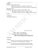 Giáo án âm nhạc 7 - trường THCS Lý Tự Trọng part 6 ppt