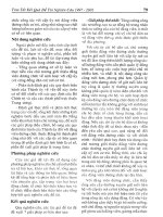 Khoa học công nghệ và môi trường thành phố Đà Nắng 1997 - 2001 part 4 doc