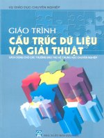 Giáo trình cấu trúc dữ liệu và giải thuât part 1 pptx