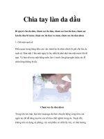 Chia tay làn da dầu pot
