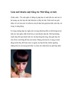 Làm mới khuôn mặt bằng tóc Mái bằng cá tính pdf