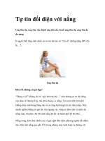 Tự tin đối diện với nắngUng thu da, ung thư da, bệnh ung thư da, benh ung thu da, doc