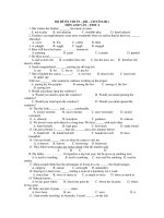 BỘ ĐỀ ÔN THI TN – ĐH – CĐ NĂM 2011 MÔN ANH VĂN – TEST 4 potx