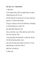 Bộ Ngọc Lan - Magnoliales ppsx