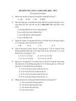 ĐỀ KIỂM TRA CHẤT LƯỢNG HÓA HỌC - ĐỀ 5 pot