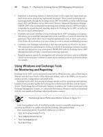 MCITP Microsoft Exchange Server 2007 Messaging Design and Deployment Study Guide phần 10 pptx