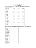 Ôn tập Tốt nghiệp Tiếng Anh12 TEST 14: PHONETICS docx