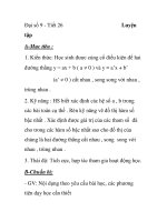 Đại số 9 - Tiết 26 Luyện tập doc