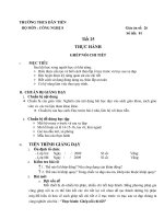 Tiết 25: Thực hành ghép nối chi tiết ppsx