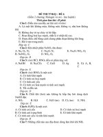 ĐỀ THI TNKQ – ĐỀ 6 pps