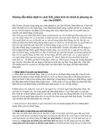 Hướng dẫn thẩm định tư cách KH, phân tích tài chính & phương án vay của KHDN docx