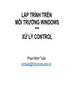 LẬP TRÌNH TRÊN MÔI TRƯỜNG WINDOWS docx