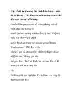 Các yếu tố ảnh hưởng đến cách biểu hiện và mức độ đề kháng pps