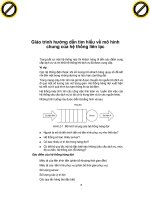 Giáo trình hướng dẫn tìm hiểu về mô hình chung của hệ thống liên lạc phần 1 doc