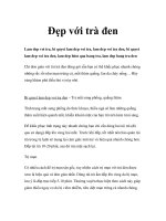 Đẹp với trà đen pptx