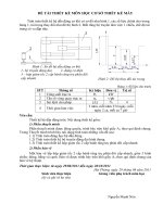 ĐỀ TÀI THIẾT KẾ MÔN HỌC CƠ SỞ THIẾT KẾ MÁY ppsx