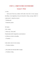 Giáo án Tiếng Anh lớp 10: UNIT 3: A TRIP TO THE COUNTRYSIDE Lesson 5 : Write pot