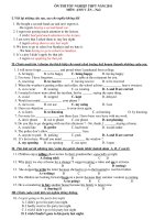 ÔN THI TỐT NGHIỆP THPT NĂM 2011 MÔN: ANH VĂN – No2 potx