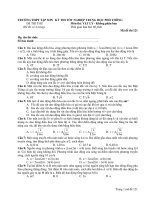 KỲ THI TỐT NGHIỆP TRUNG HỌC PHỔ THÔNG ĐỀ THI THỬ Môn thi: VẬT LÝ - TRƯỜNG THPT TẬP SƠN docx