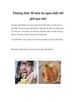 Thưởng thức 50 món ăn ngon nhất thế giới qua ảnh doc