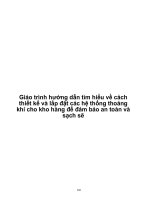 Giáo trình hướng dẫn tìm hiểu về cách thiết kế và lắp đặt các hệ thống thoáng khí cho kho hàng để đảm bảo an toàn và sạch sẽ phần 1 ppt