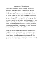 Căn phòng mùa hè với tông màu mát pps