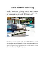 12 mẫu thiết kế bể bơi tuyệt đẹp docx