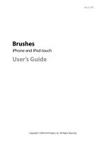 Brushes iPhone and iPod touchUser’s Guide phần 1 pptx