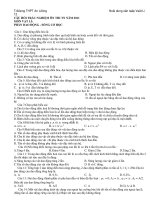 12 CÂU HỎI TRẮC NGHIỆM ÔN THI TN NĂM 2011 MÔN VẬT LÍ doc