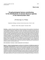 Báo cáo lâm nghiệp: 