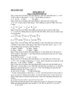 ĐỀ LUYỆN TẬP SÓNG ĐIỆN TỪ Dạng 1: DAO ĐỘNG ĐIỆN TỪ pptx