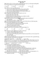 ĐỀ THI THỬ SỐ 9 - Môn: vật lí pot