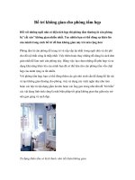 Bố trí không gian cho phòng tắm hẹp ppsx