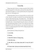 tiểu luận cuộc khủng hoảng kinh tế