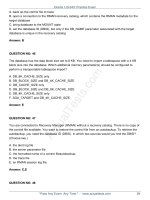 Oracle Database 10g Administration ii Practice TestVersion phần 3 docx