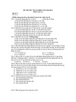 ĐỀ THI THỬ TỐT NGHIỆP NĂM 2010-2011 MÔN VẬT LÝ Đề số 1 pot