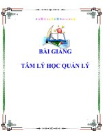 Tâm lý học quản lý ppsx