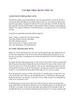 VĂN HỌC PHỤC HƯNG CHÂU ÂU pps