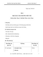 Giáo án âm nhạc 7 - trường THCS Quảng Đông part 1 potx