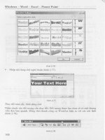 Giáo trình tin học văn phòng part 5 pdf