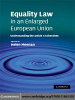 EQUALITY LAW IN AN ENLARGED EUROPEAN UNION Part 1 ppt