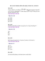 ĐỀ LUYỆN THI HSG MÔN: HÓA HỌC( CÓ ĐÁP ÁN) – ĐỀ SỐ 67 pot