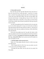 Công nghiệp hoá, hiện đại hoá nông nghiệp ở huyện hoà vang   thành phố đà nẵng