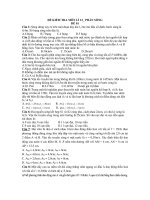 ĐỀ KIỂM TRA MÔN LÍ 12_ PHẦN SÓNG ĐỀ 01 pps