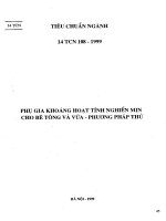 Tiêu chuẩn ngành 14 TCN 103 - 1999 đến 14 TCN 109 - 1999 part 10 ppt